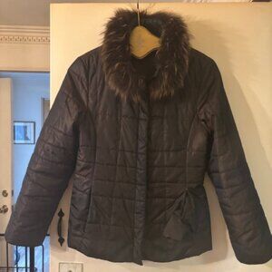 Great Puffer with Real Fur